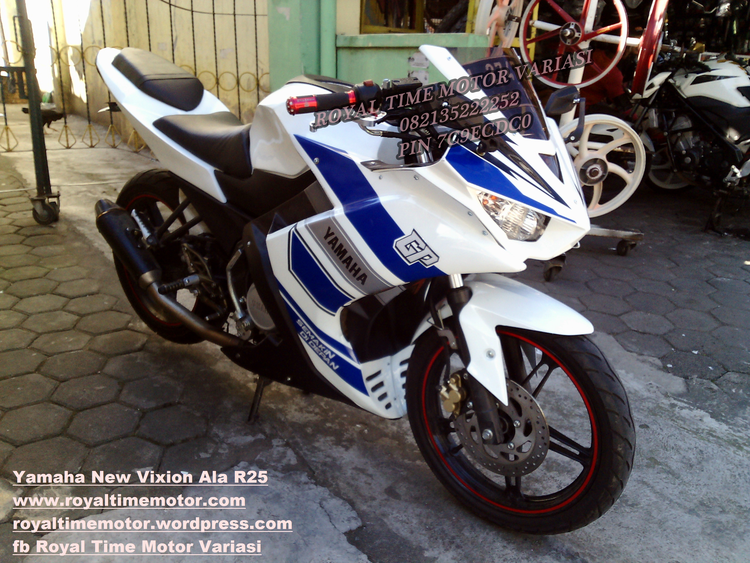 100 Modifikasi Motor Cb150r Warna Putih Biru Modifikasi Motor Honda CB Terbaru